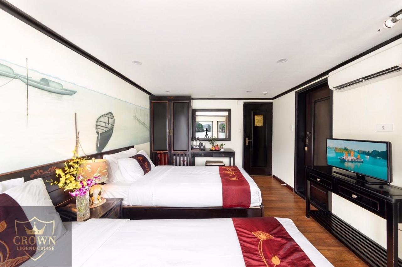 Hotel Dragon Crown Legend Cruise Ha Long Esterno foto