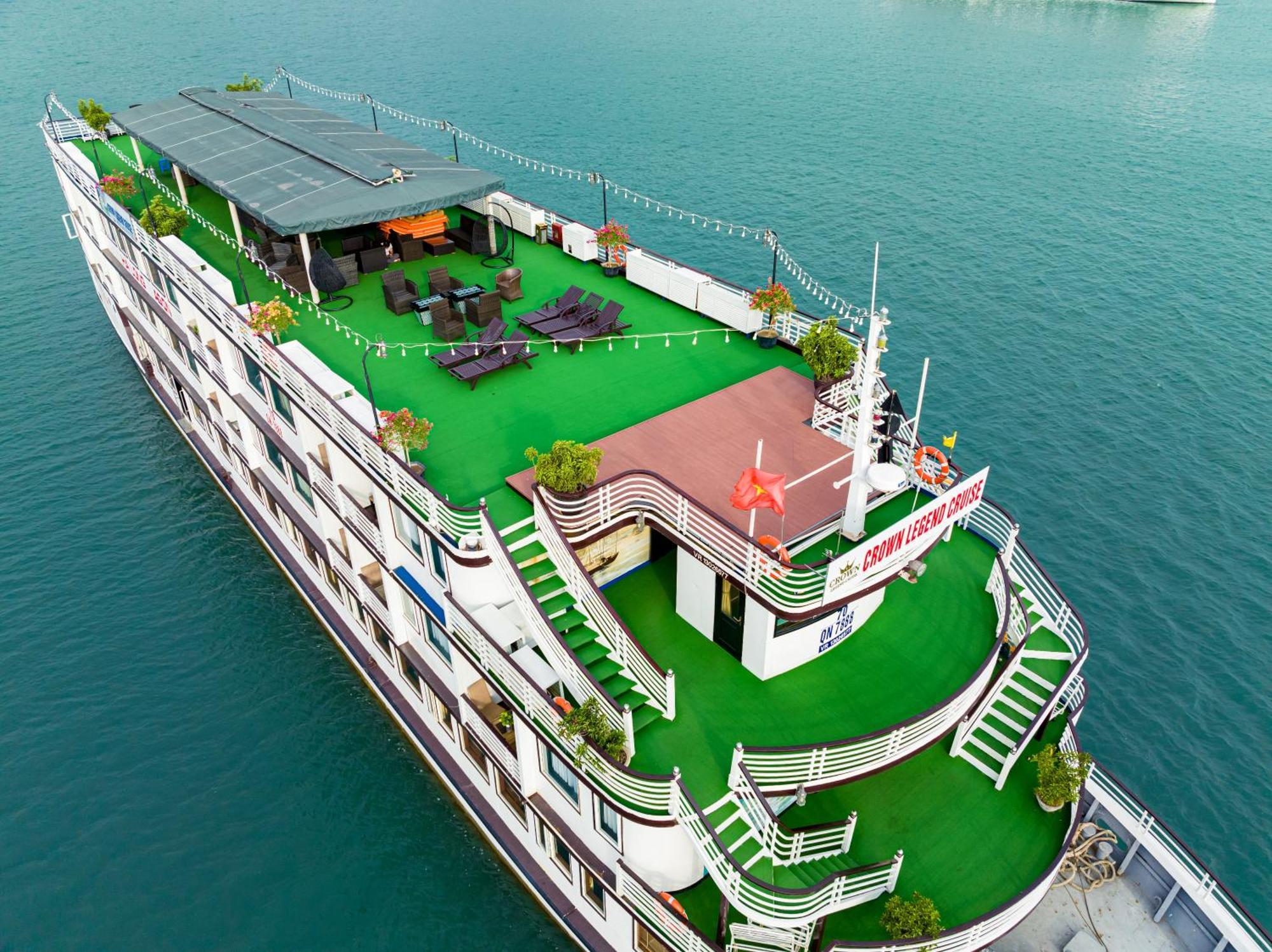 Hotel Dragon Crown Legend Cruise Ha Long Esterno foto