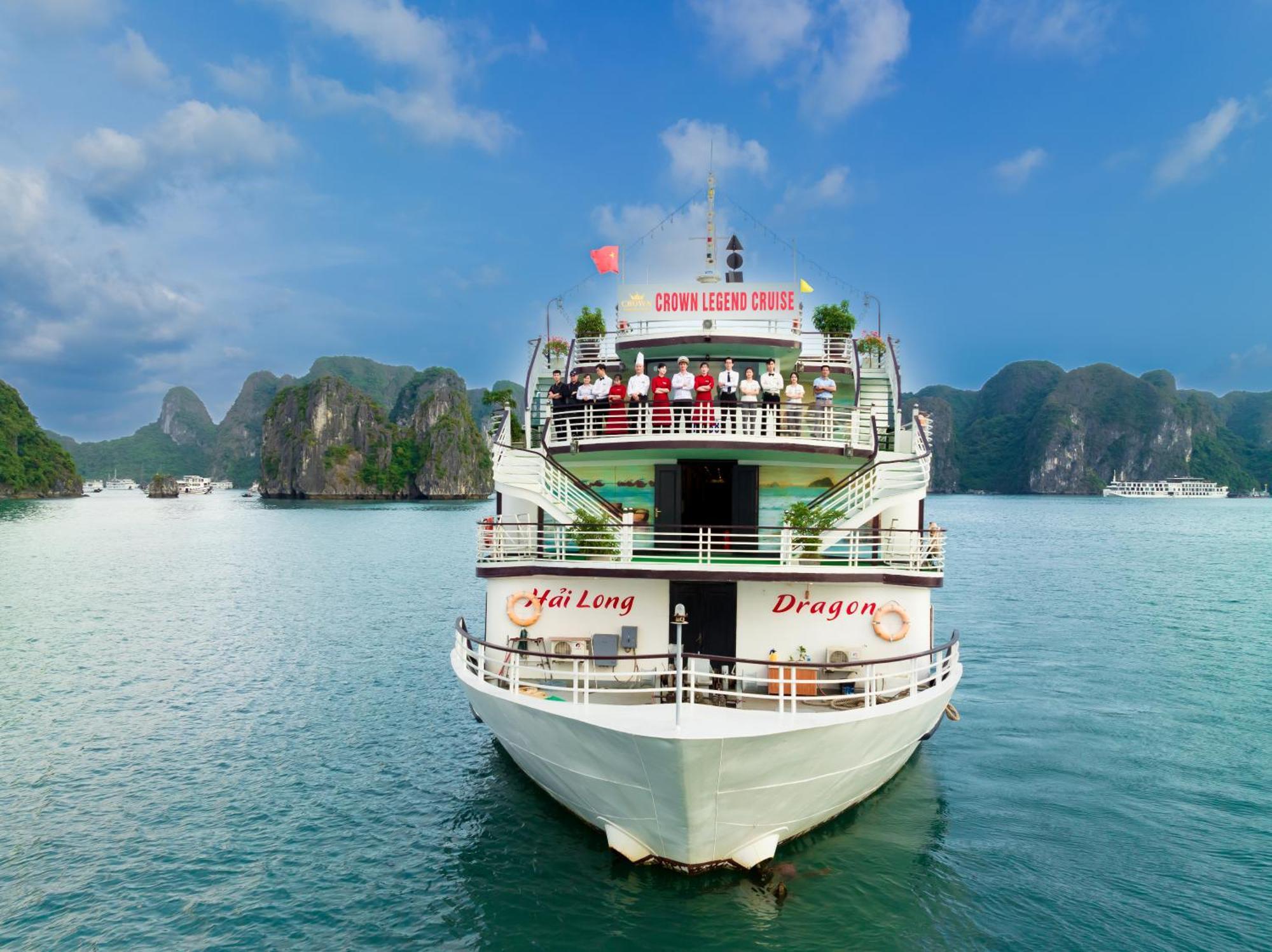 Hotel Dragon Crown Legend Cruise Ha Long Esterno foto